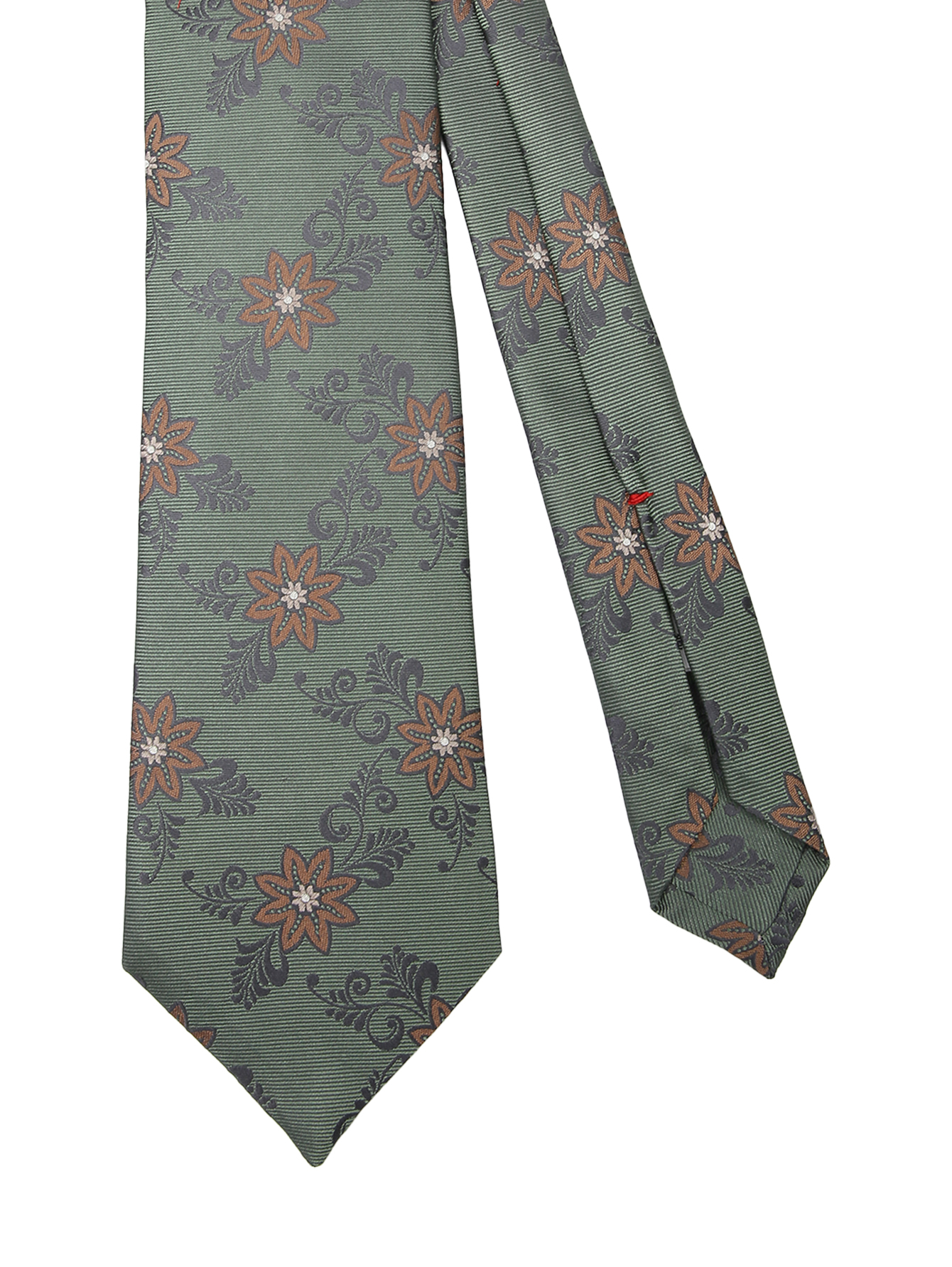 Галстук из шелка с узором - Общий вид