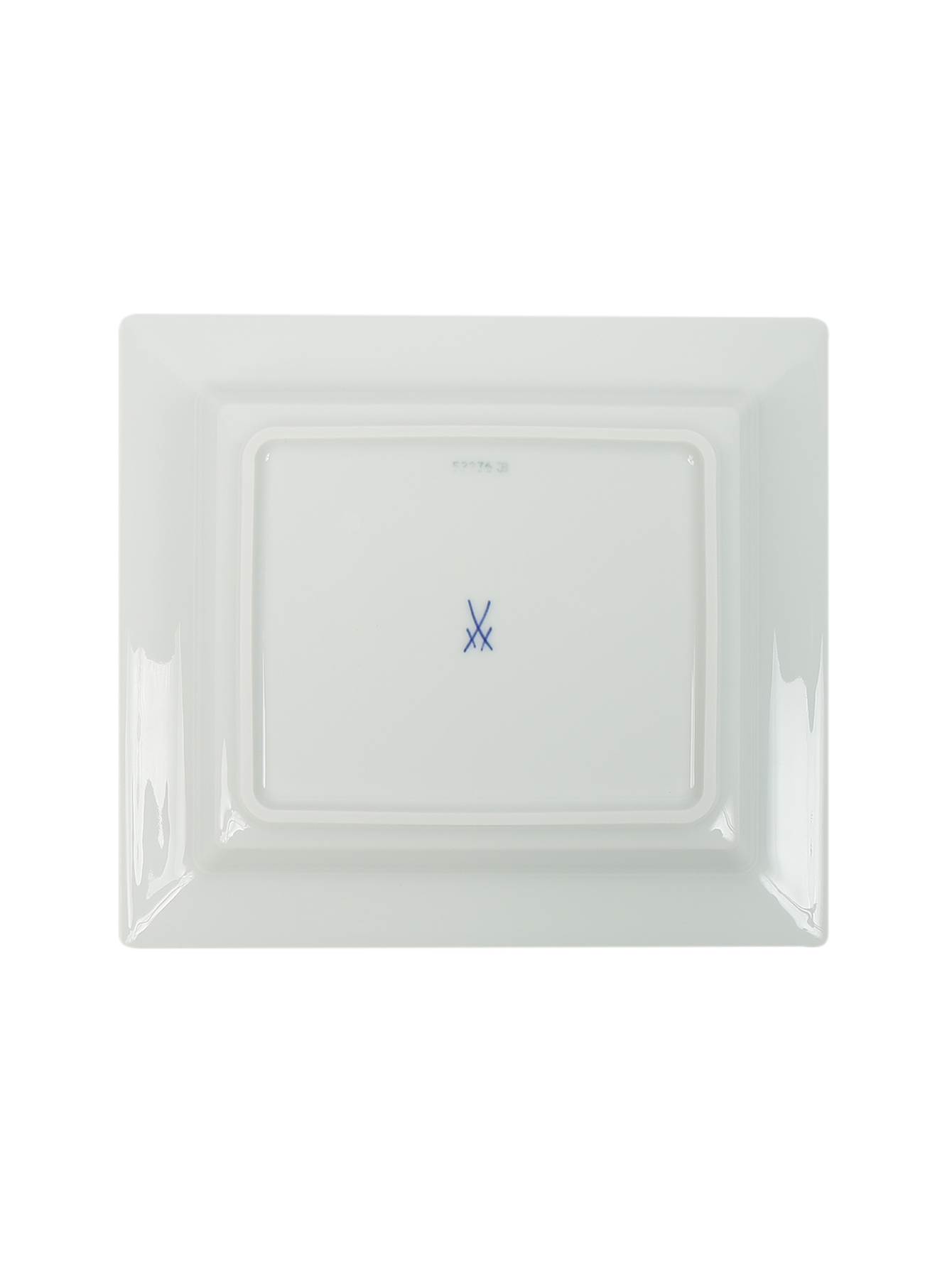 Поднос из фарфора 21х18.5 см - Обтравка2