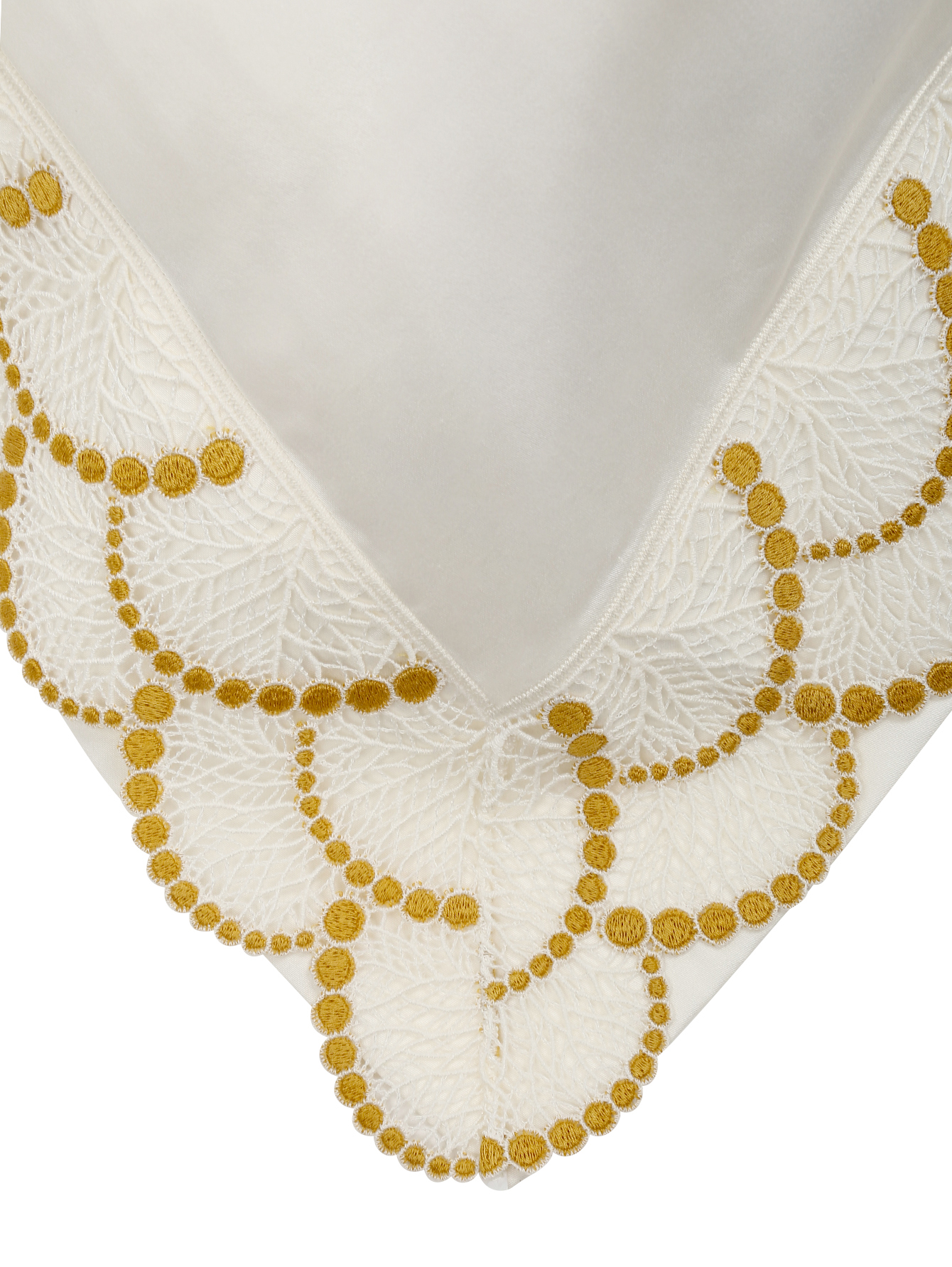 Наволочка из хлопка с кружевом по канту - Деталь