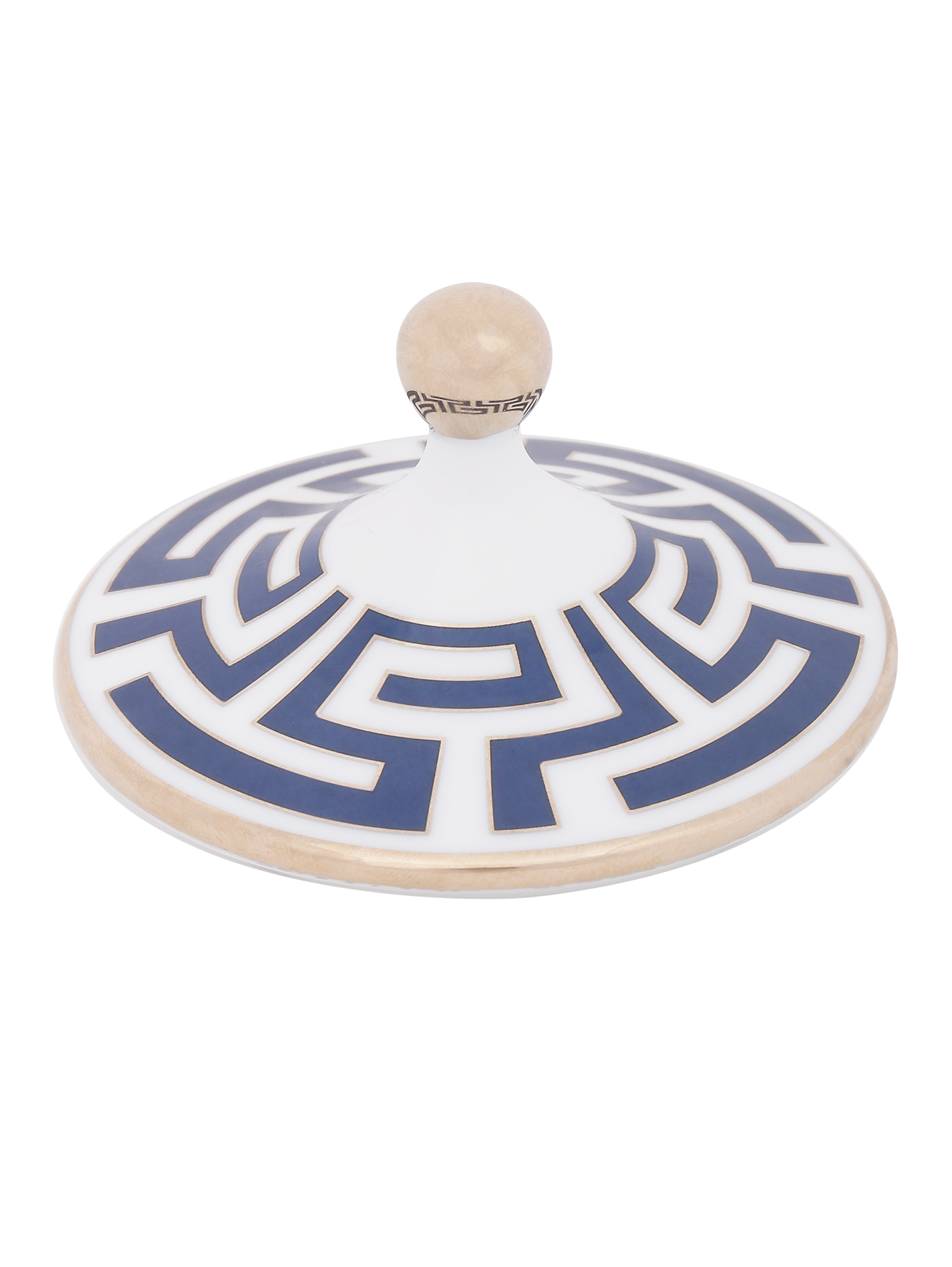 Крышка к чашке из фарфора с орнаментом  - Обтравка2