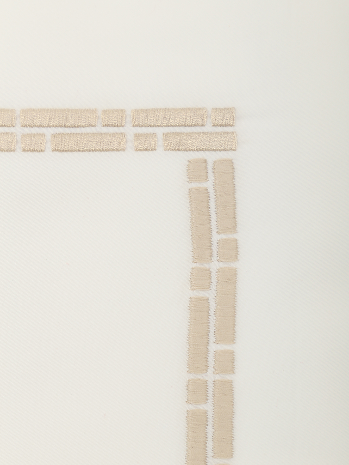 Пододеяльник из хлопка с вышивкой - Деталь1