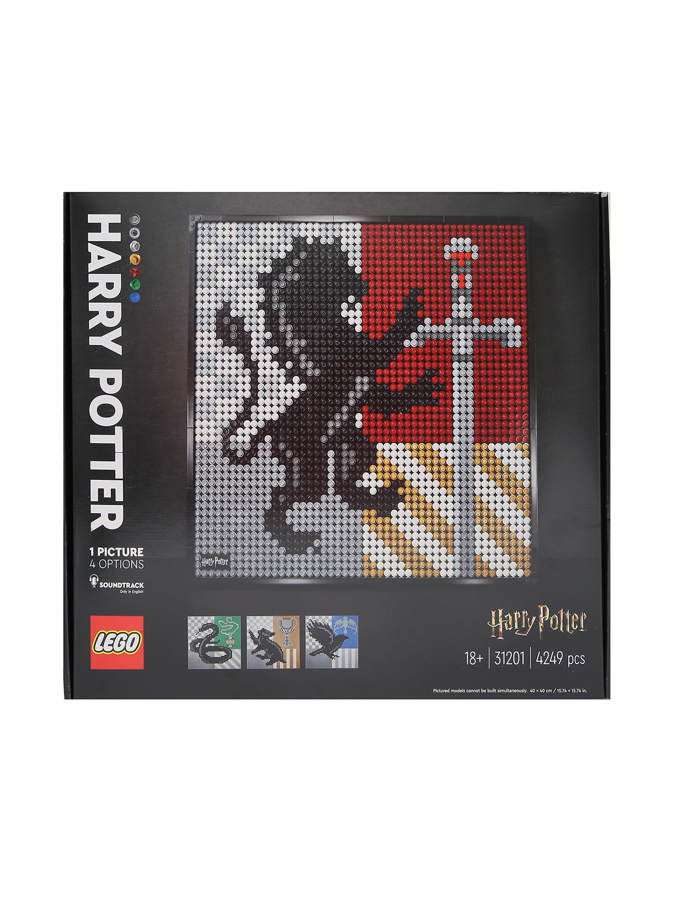 Конструктор LEGO ART "Гербы Хогвардса"  - Общий вид