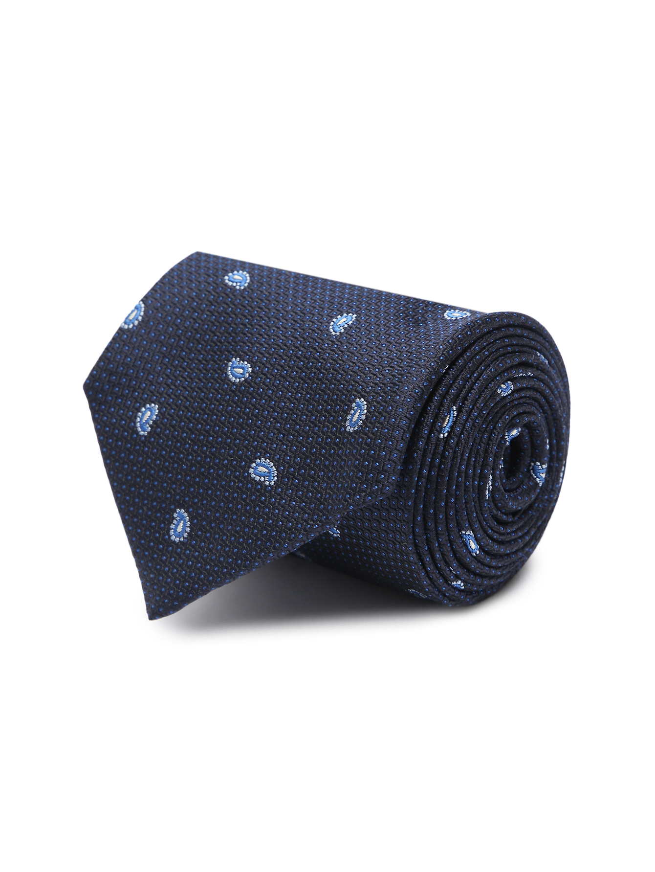 Галстук из шелка с узором - Общий вид