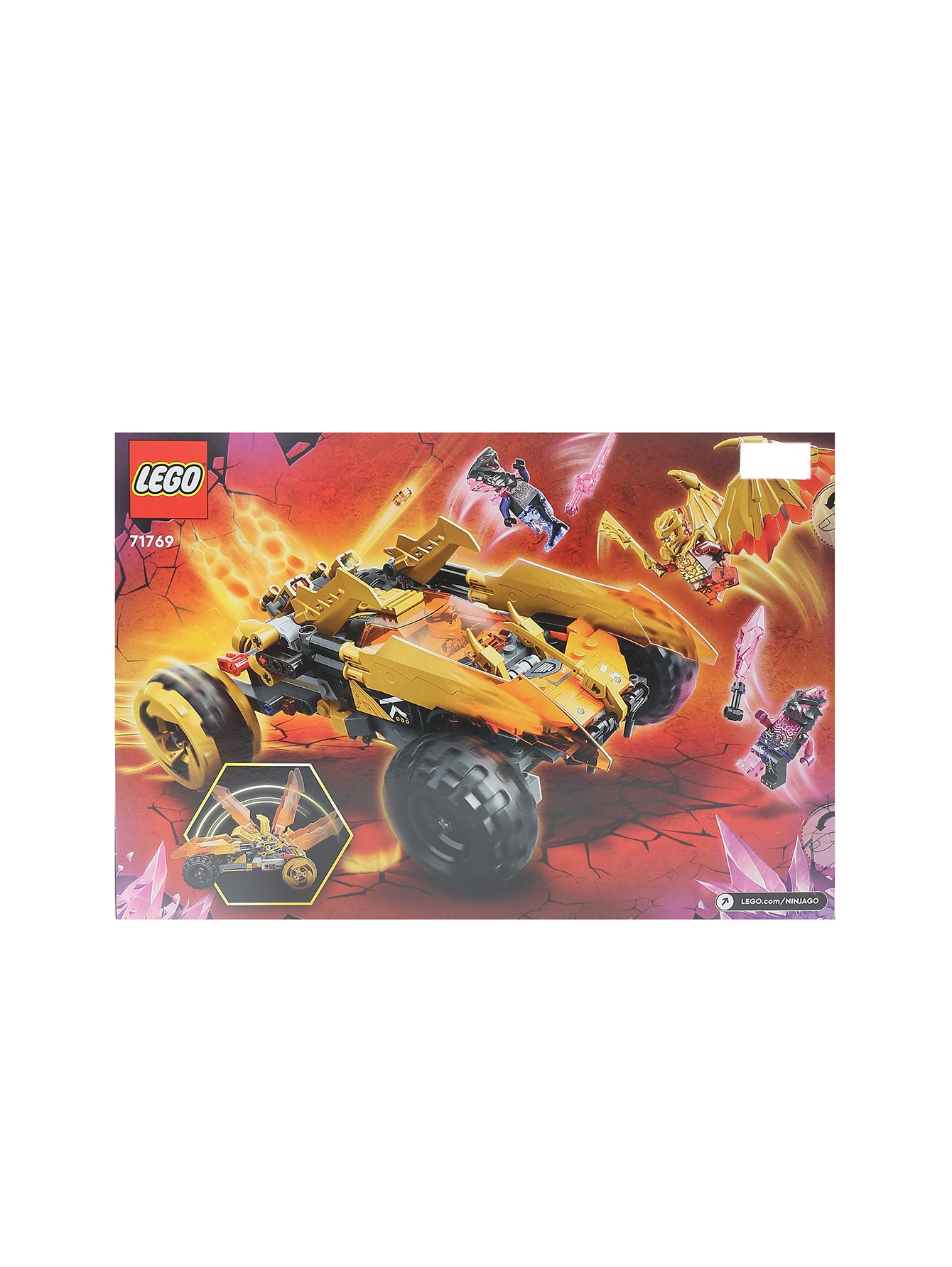 Конструктор lego ninjago драконий вездеход коула