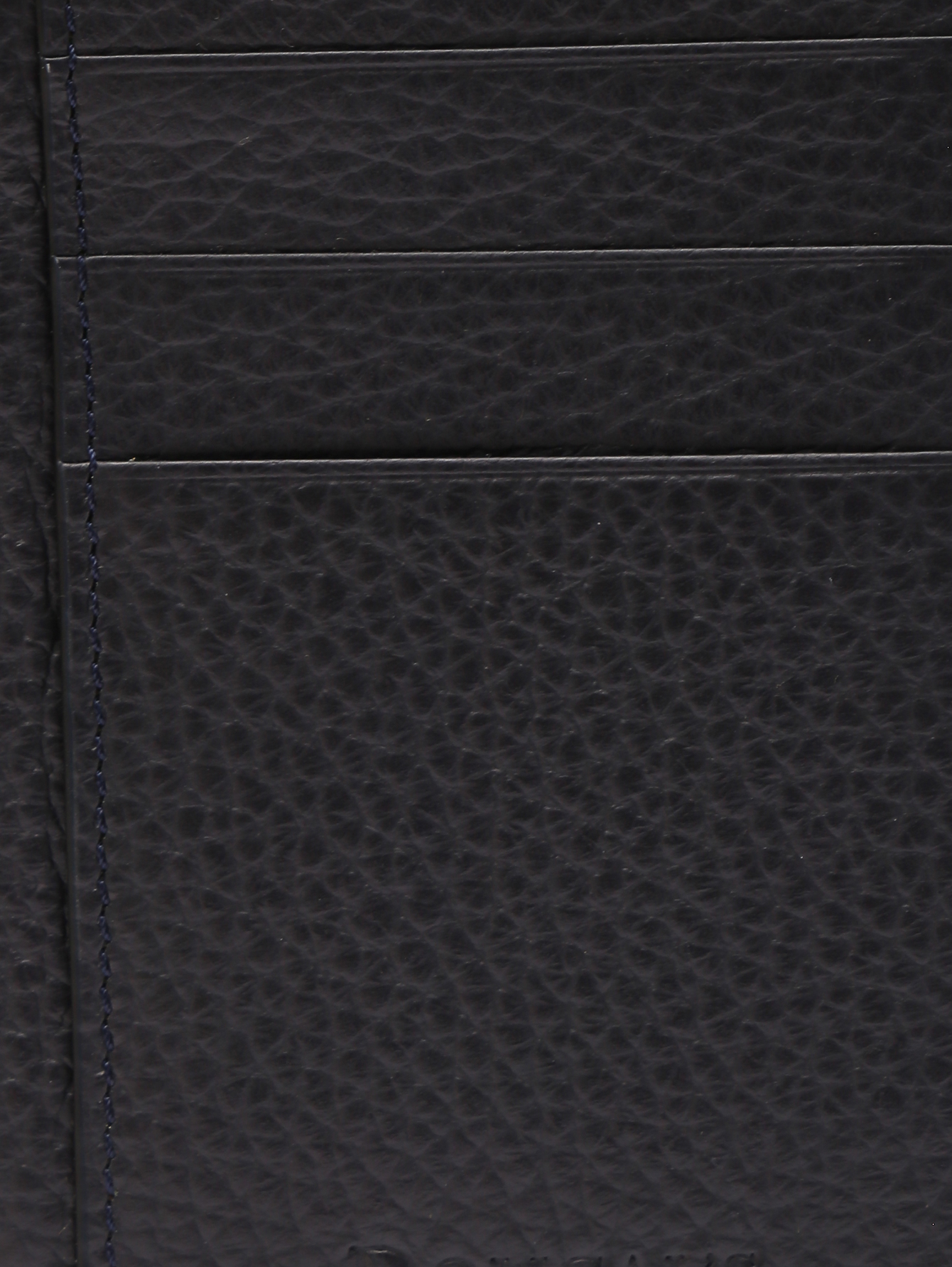 Картхолдер из зернистой кожи на молнии - Деталь1