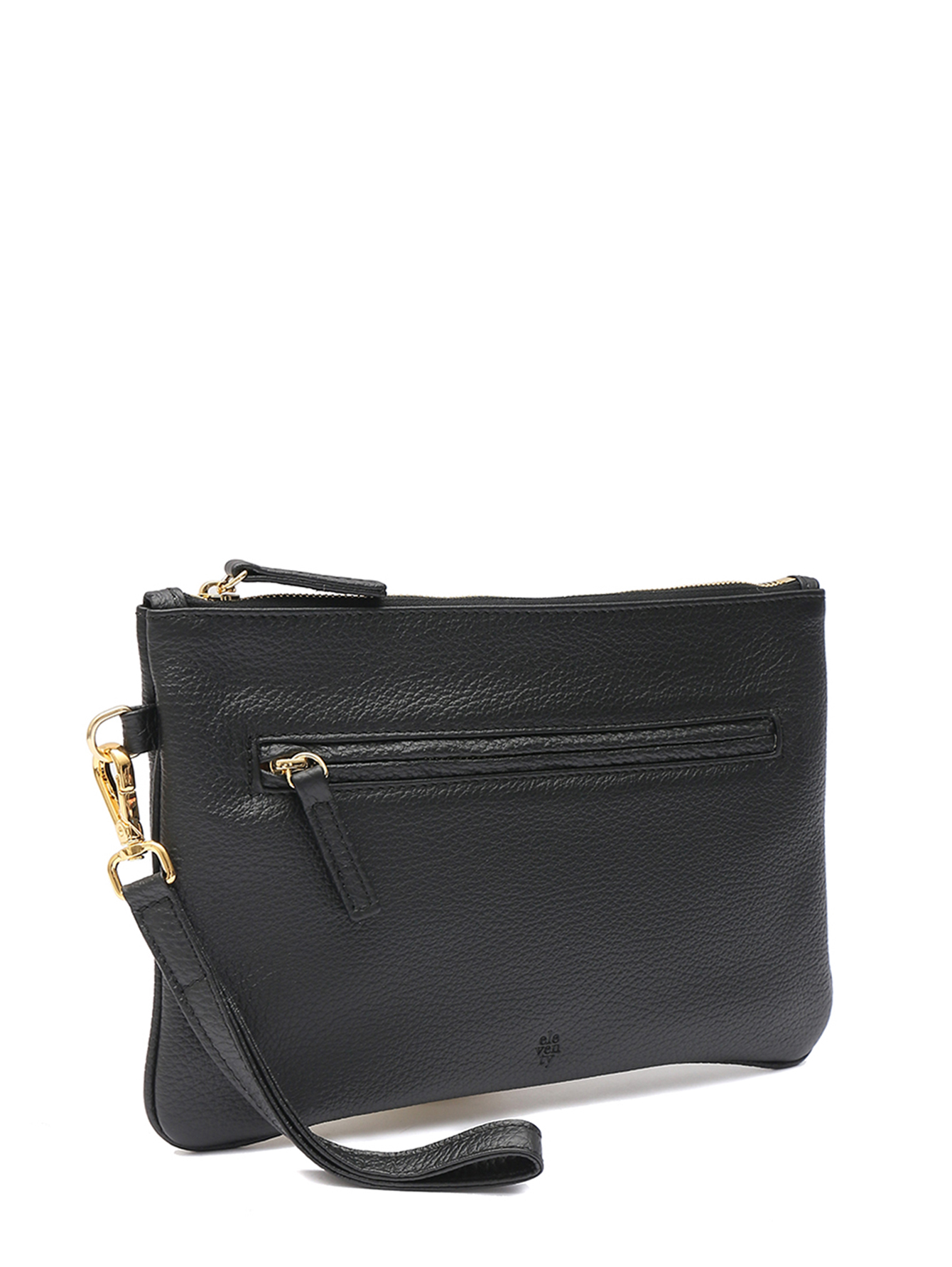 Клатч из кожи на молнии  - Обтравка1