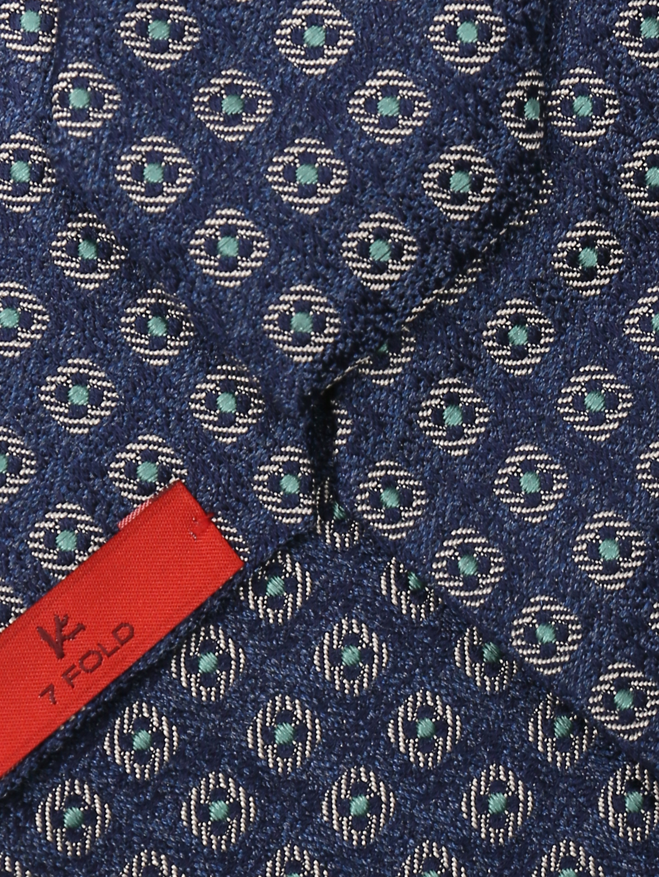 Широкий галстук из шелка с узором  - Деталь1