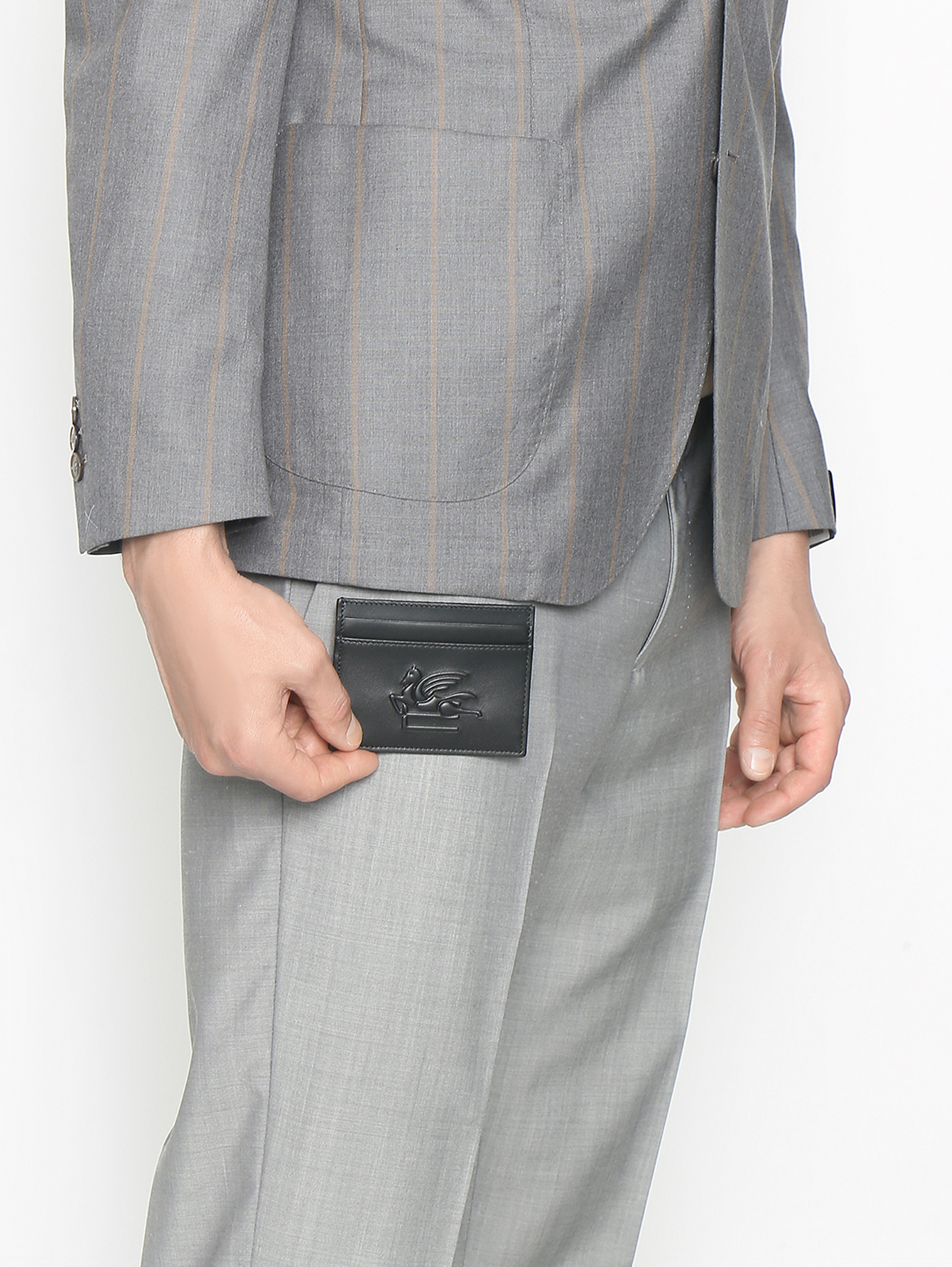 Визитница из гладкой кожи - МодельОбщийВид