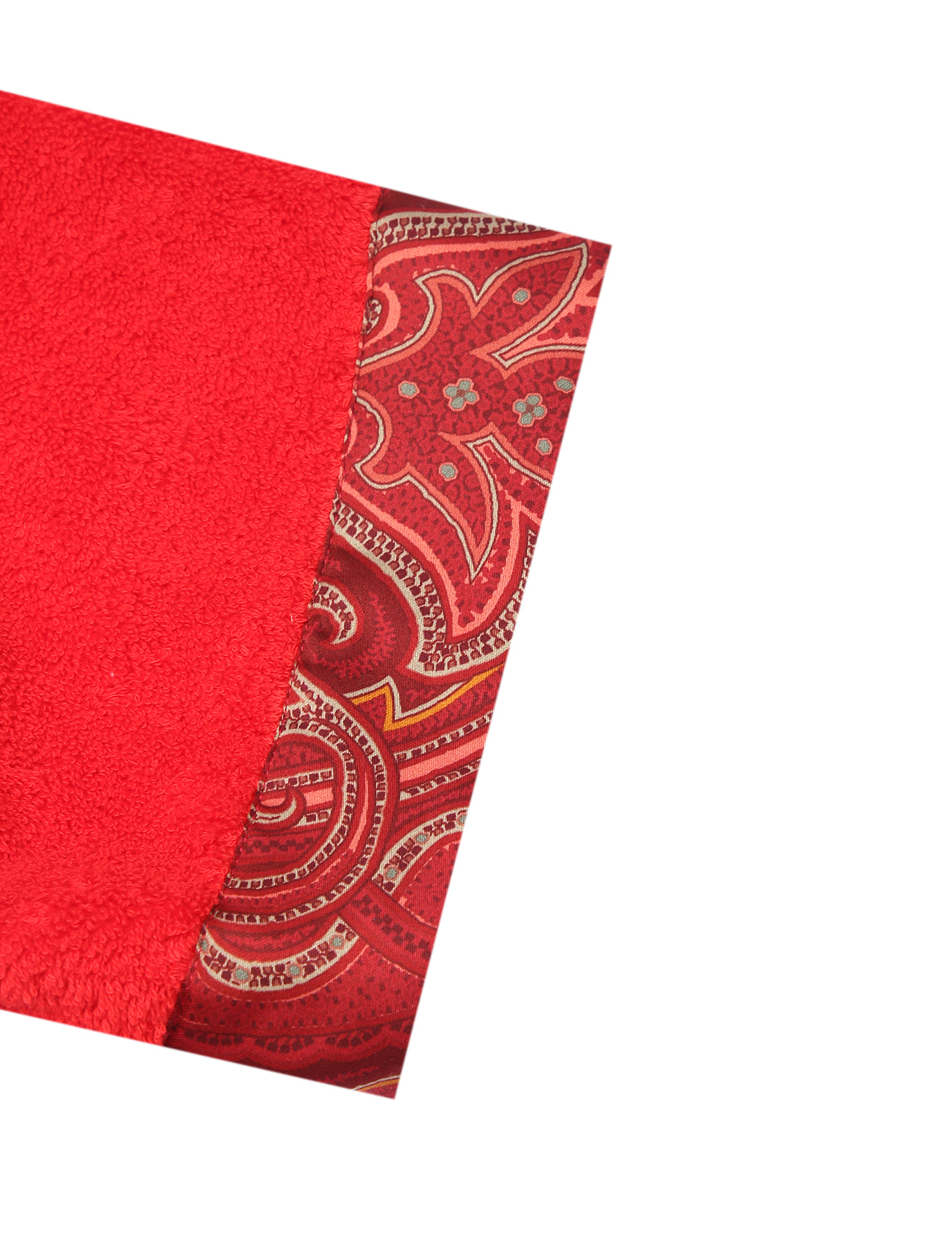 Халат из хлопка с контрастной отделкой  - Деталь