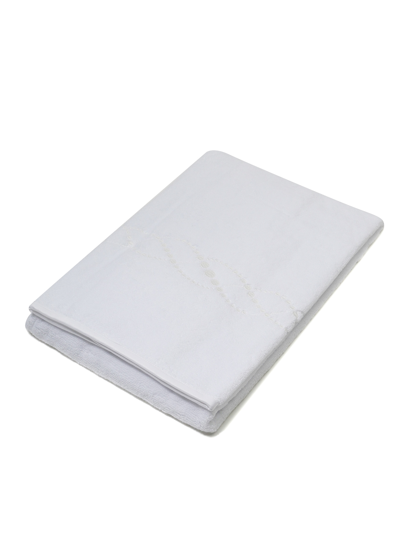 Полотенце из хлопковой махровой ткани с вышивкой  - Общий вид