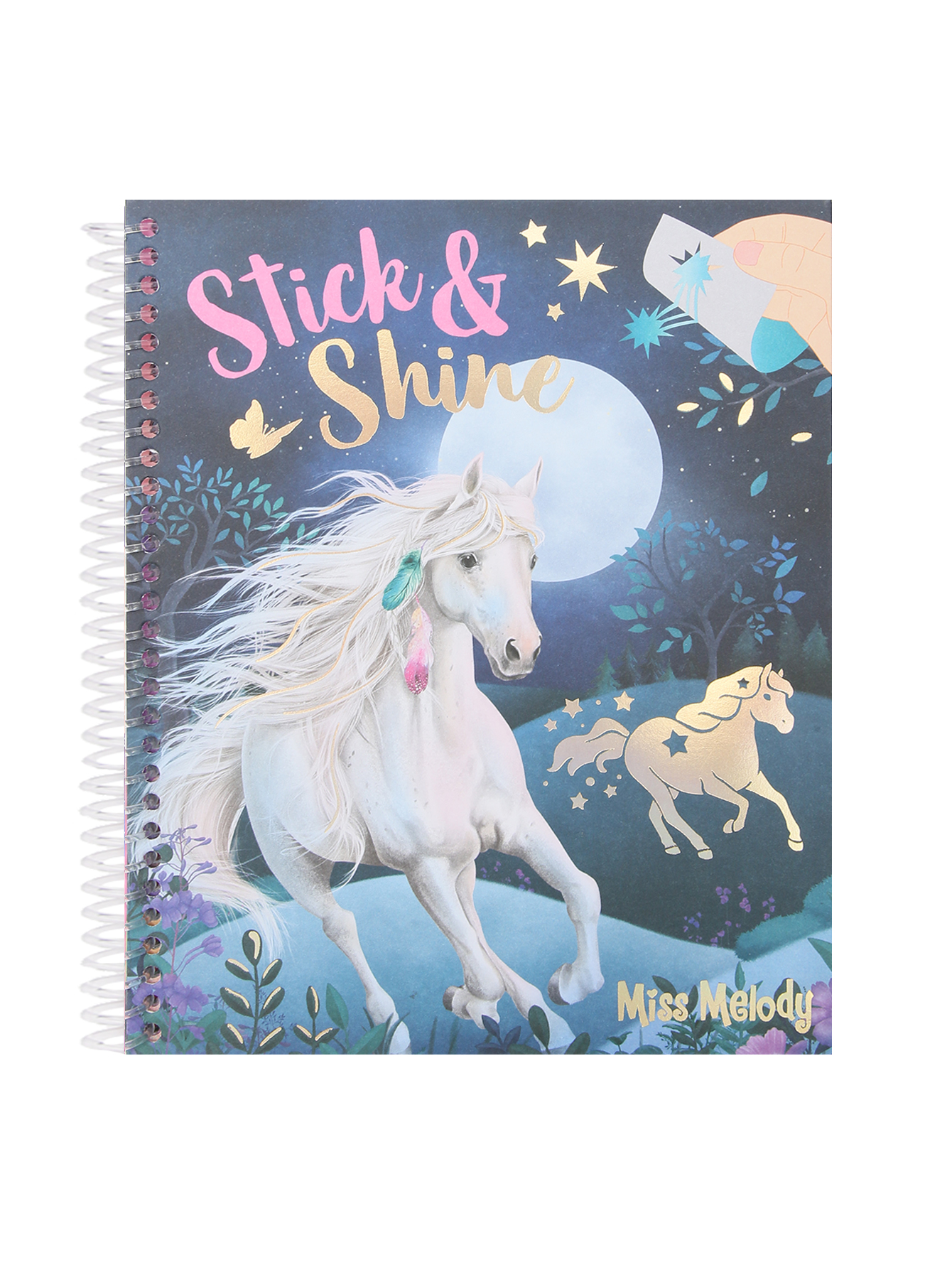 Раскраска depesche miss melody stick&shine с наклейками - Общий вид