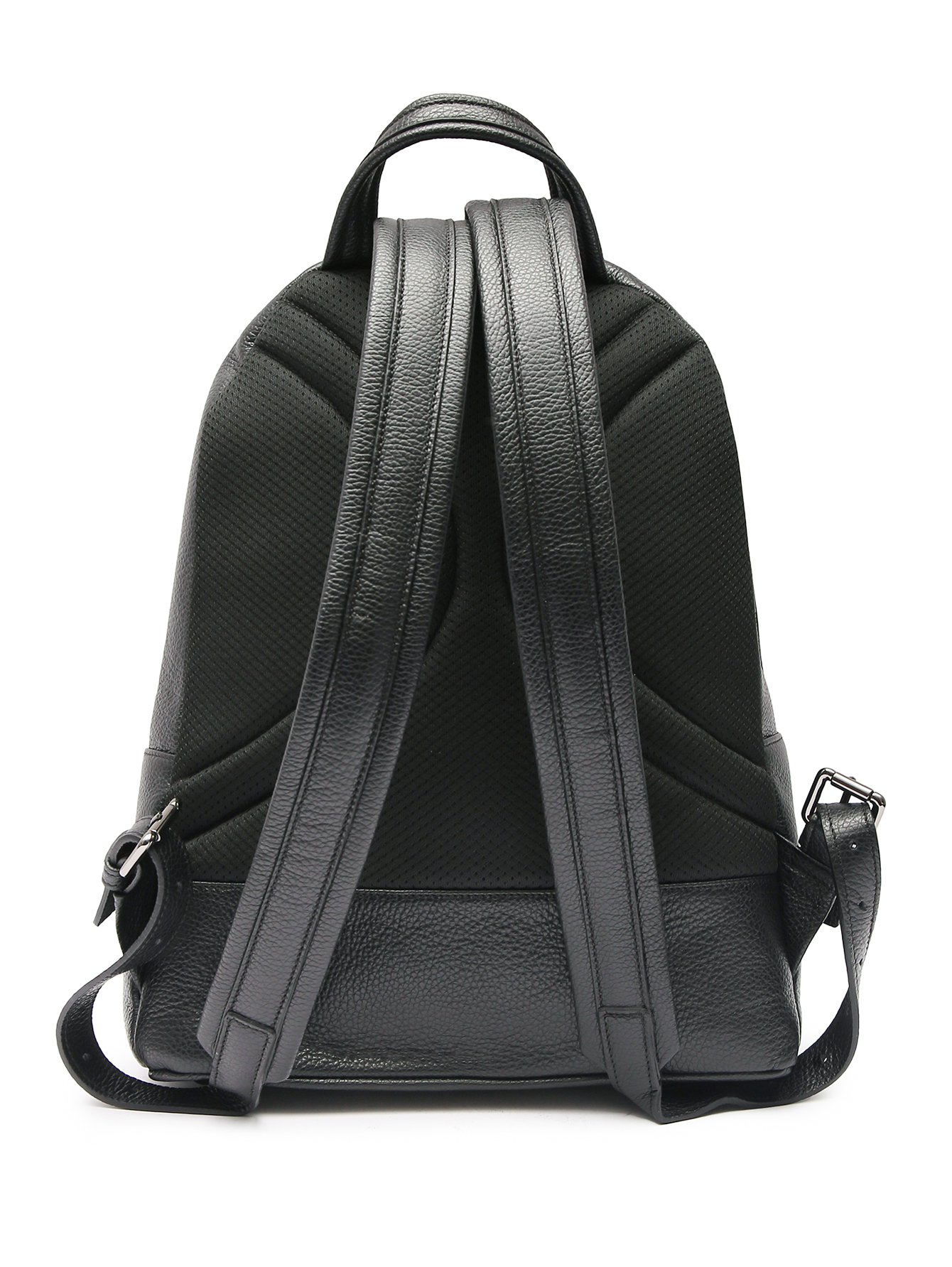 Рюкзак из кожи на молнии - Обтравка2