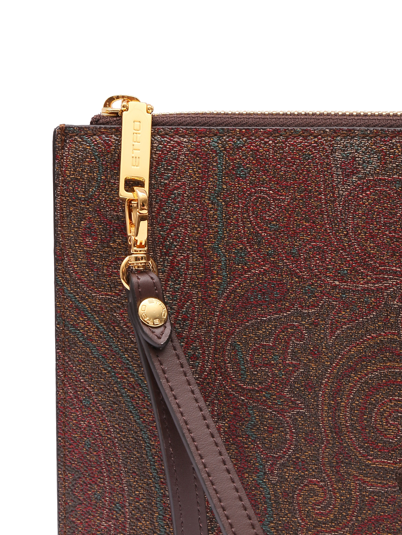 Клатч с узором пейсли и вышивкой  - Деталь