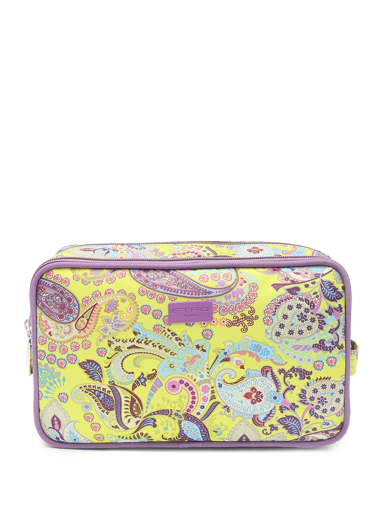 Косметичка из текстиля с узором пейсли  - Общий вид