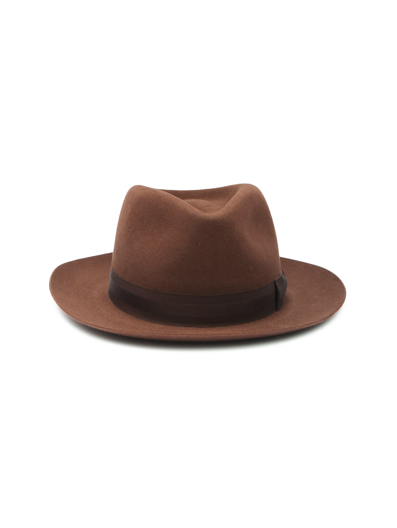 Шляпа из шерсти с декором Stetson коричневая (712756) купить по цене 71 800  руб. в интернет-магазине ГУМ