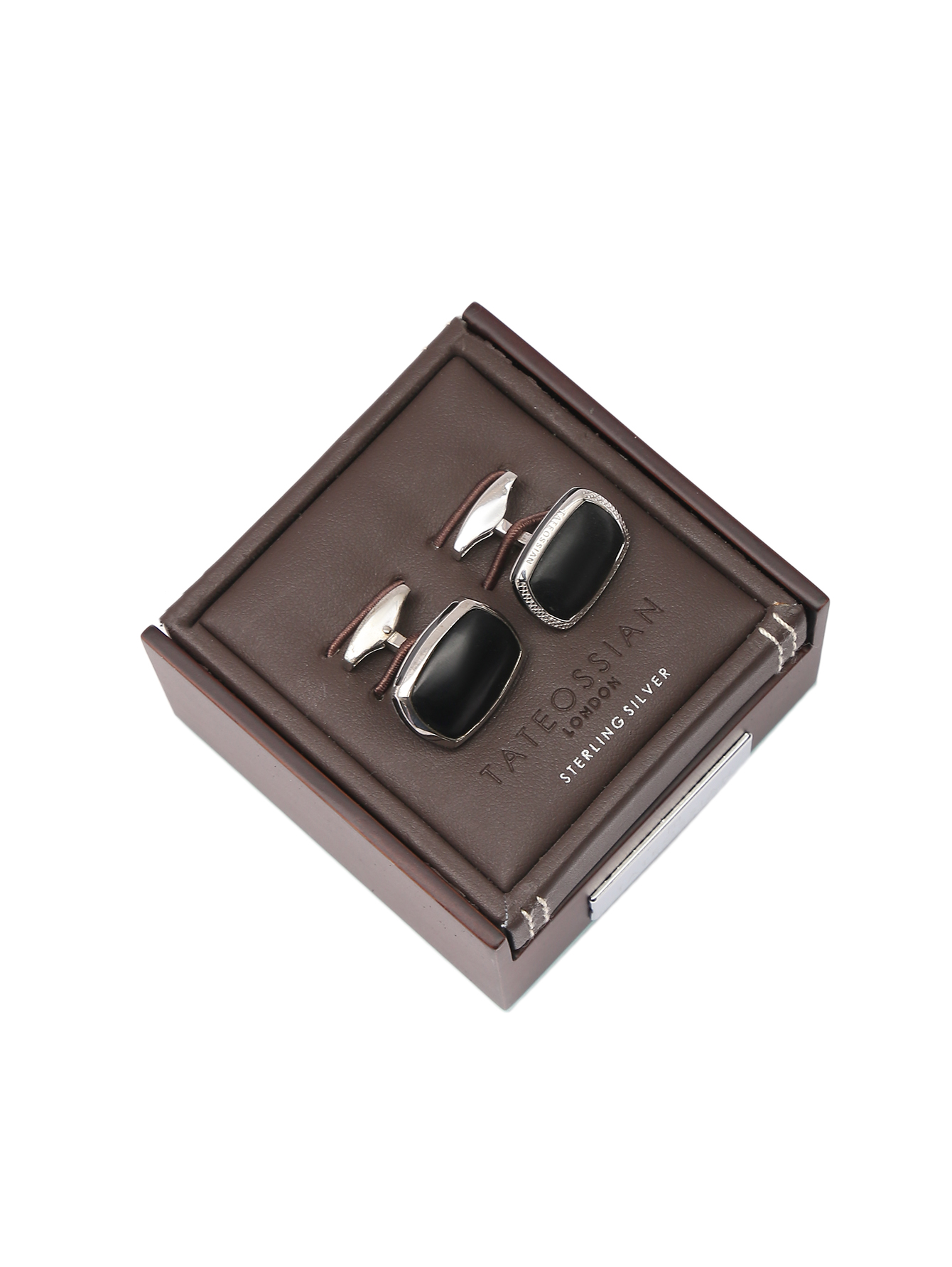 Запонки из серебра - Деталь