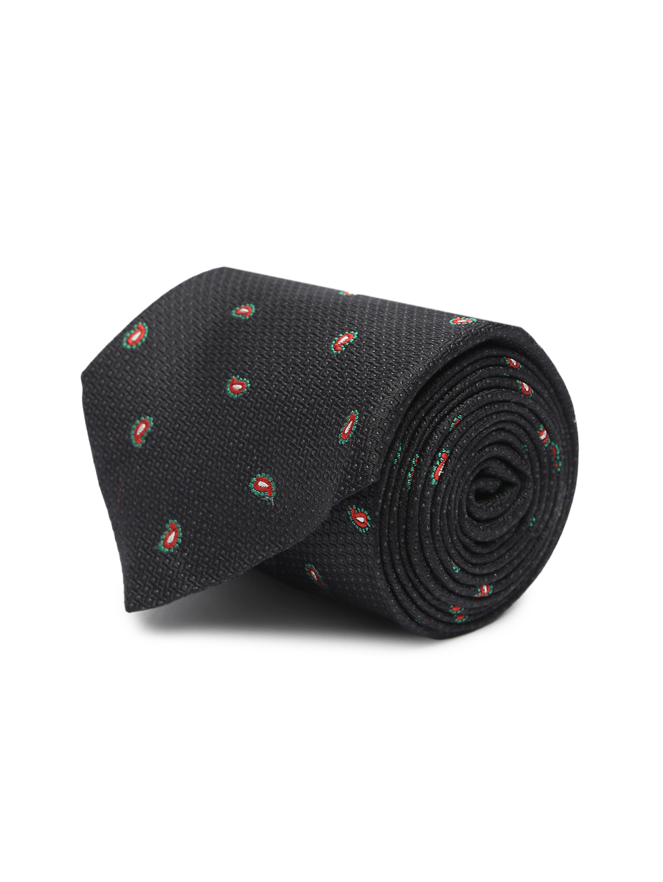 Галстук из шелка с узором - Общий вид