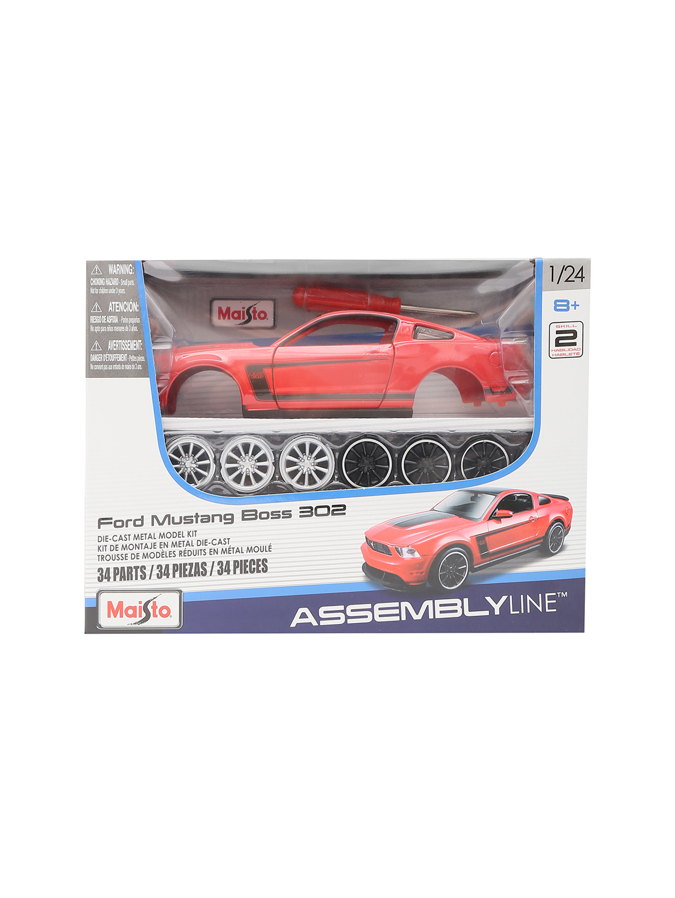 Машинка Maisto 1:24 SPAL - Ford Mustang Boss 302 - Общий вид