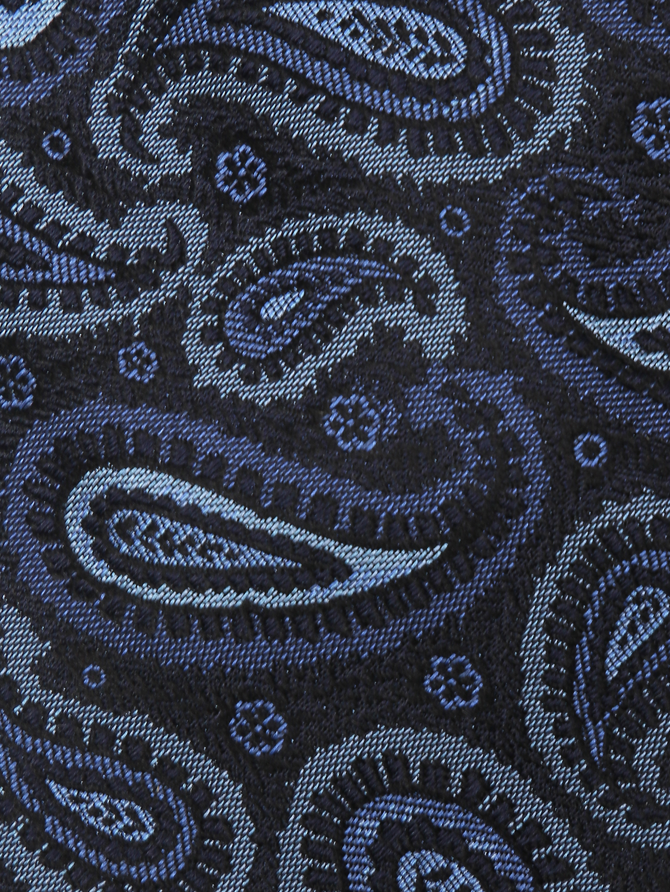 Галстук из шелка с узором пейсли  - Деталь