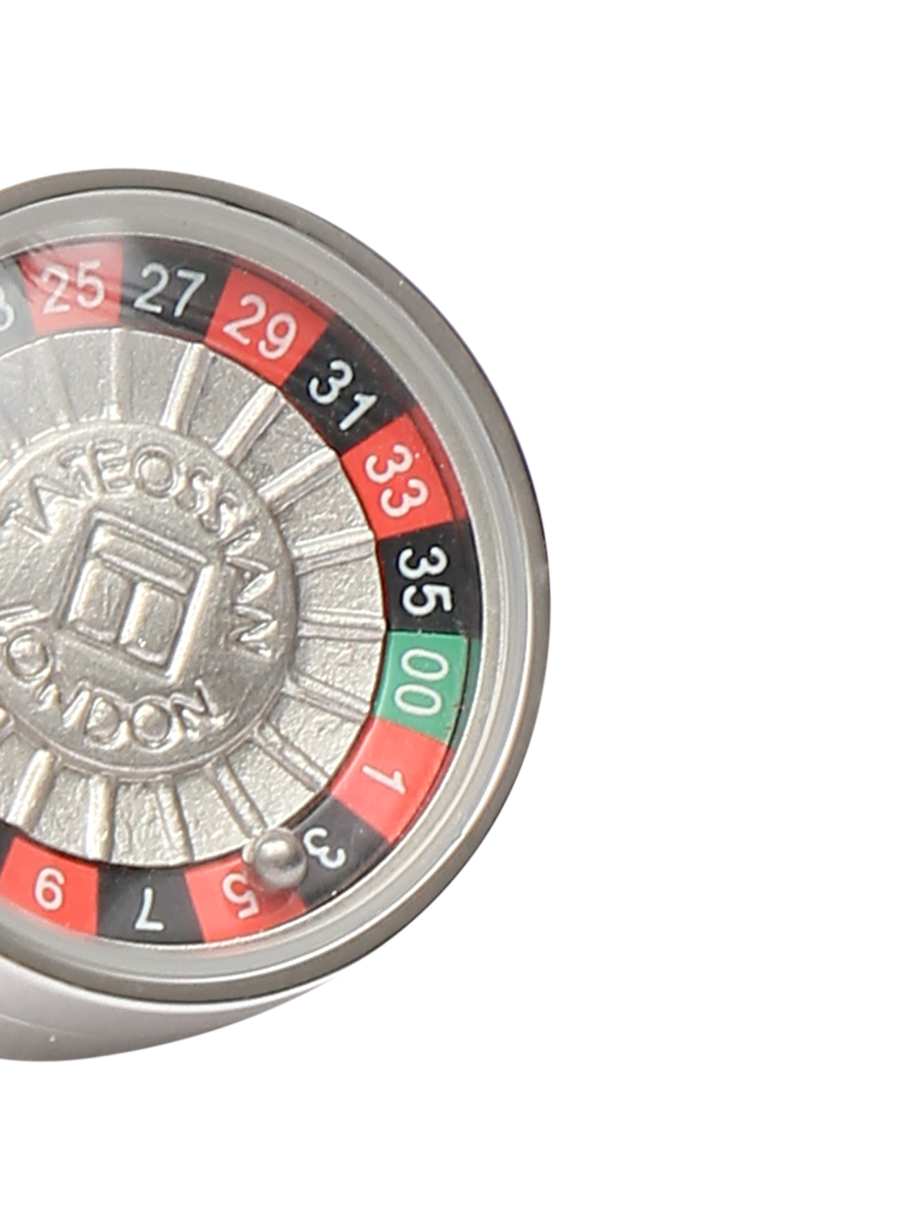 Запонки из металла и стекла  - Деталь