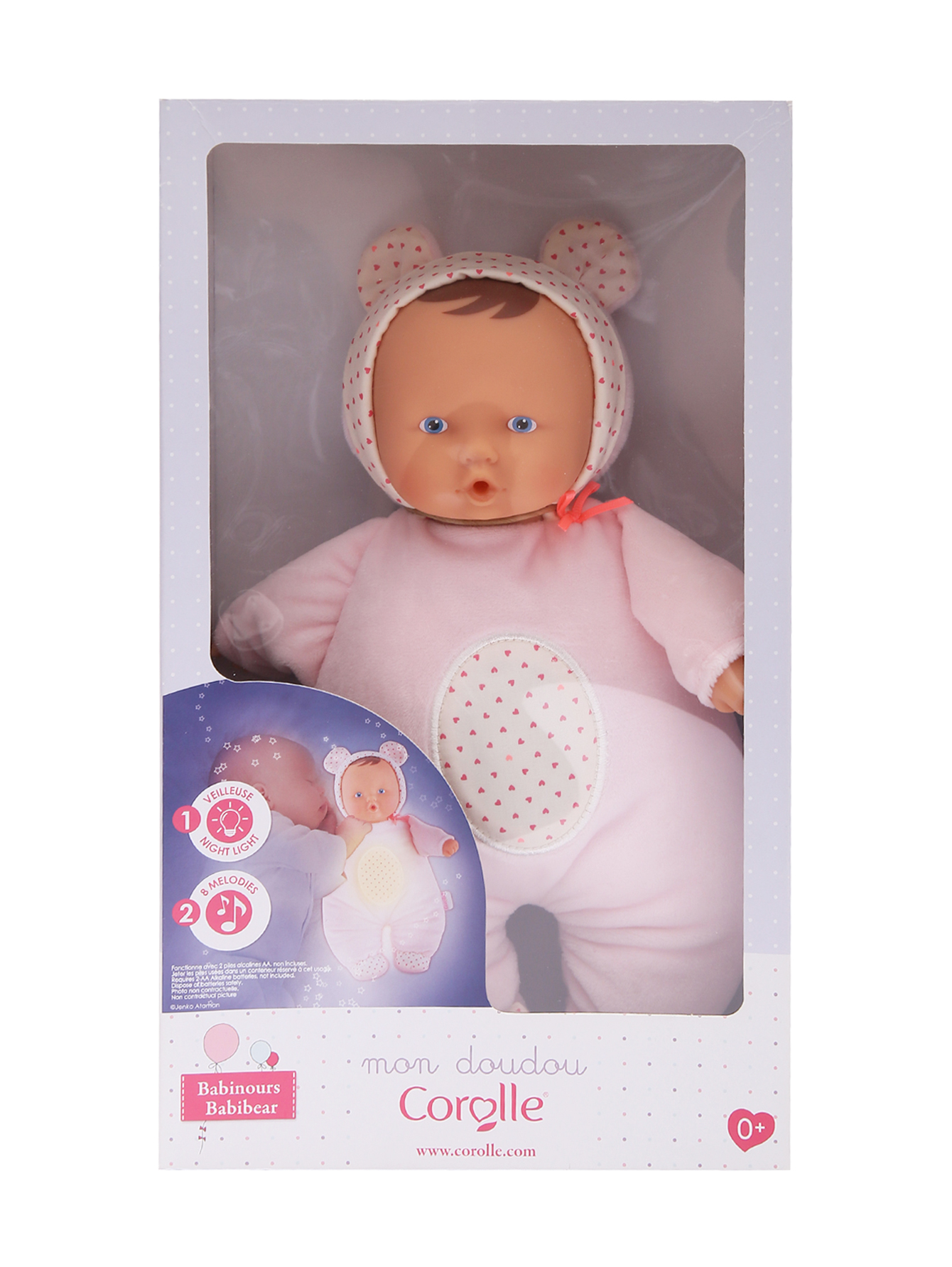 Кукла BABIBEAR NIGHTLIGHT PINK - Общий вид
