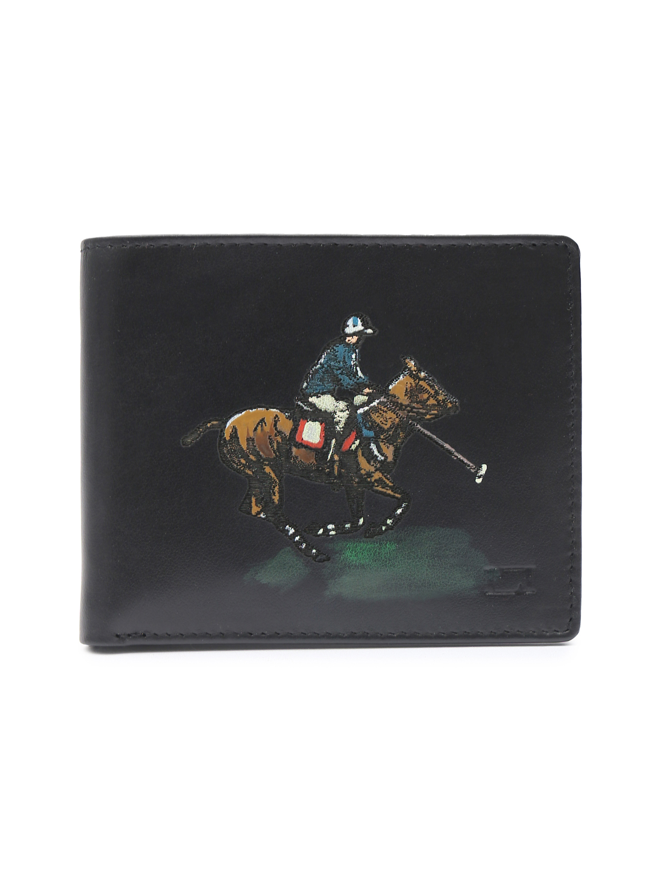 Портмоне из гладкой кожи с принтом  - Общий вид