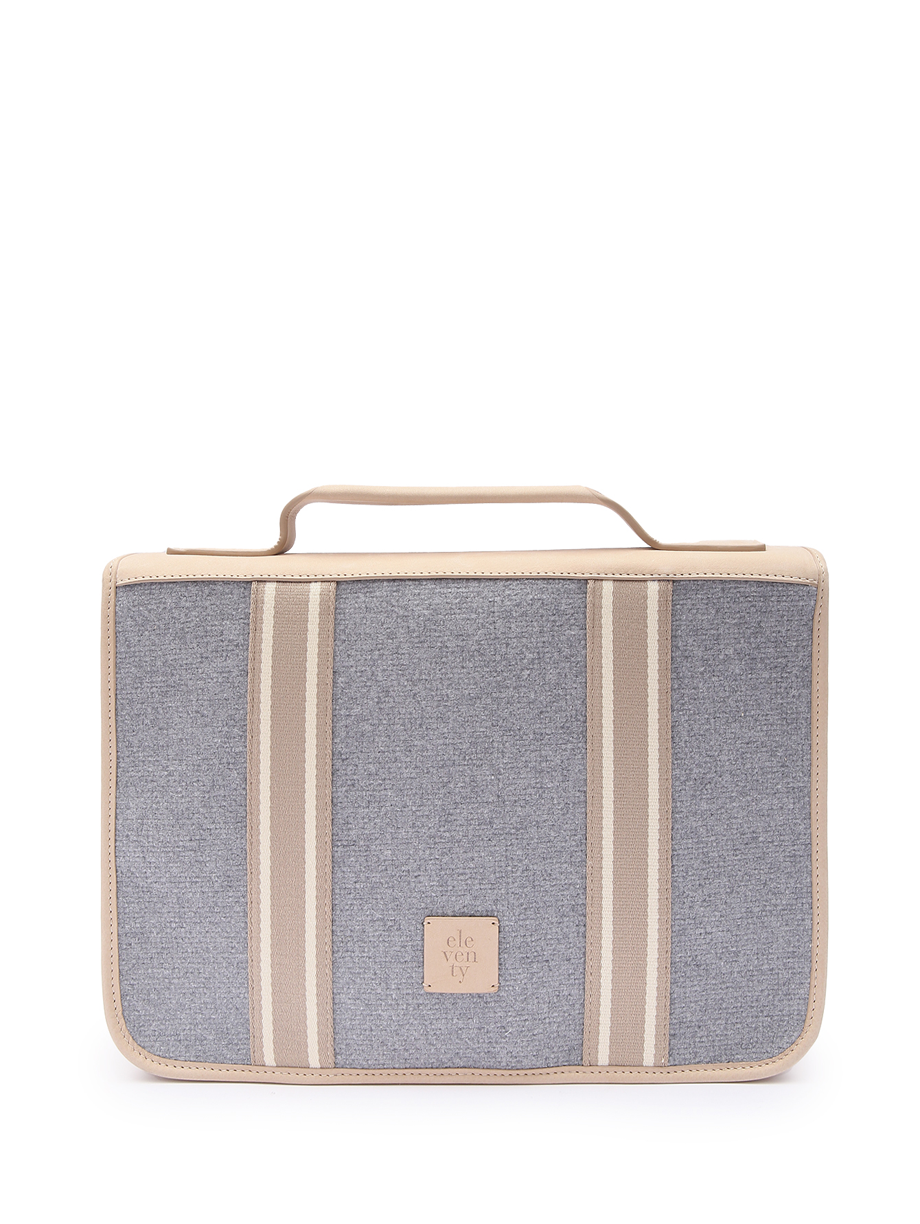 Портфель из шерсти с логотипом - Общий вид