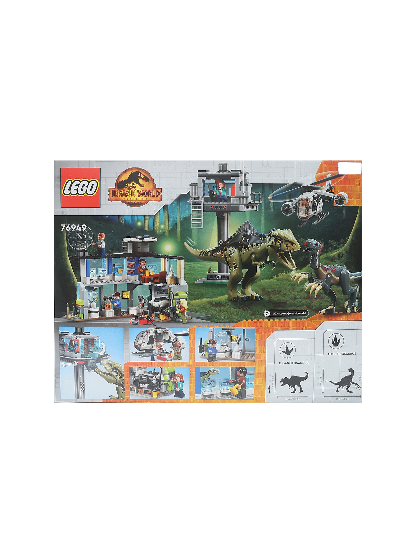 Конструктор lego jurassic world™ атака гигантозавр