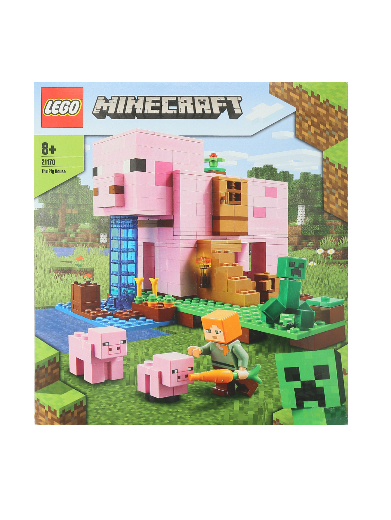 Конструктор LEGO Minecraft Дом-свинья Lego розовый (728525) купить по цене  9 650 руб. в интернет-магазине ГУМ