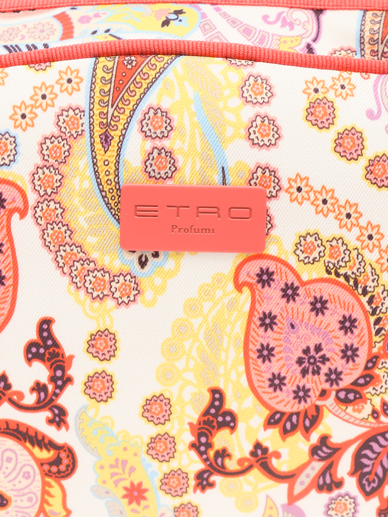 Косметичка из текстиля с узором пейсли - Деталь