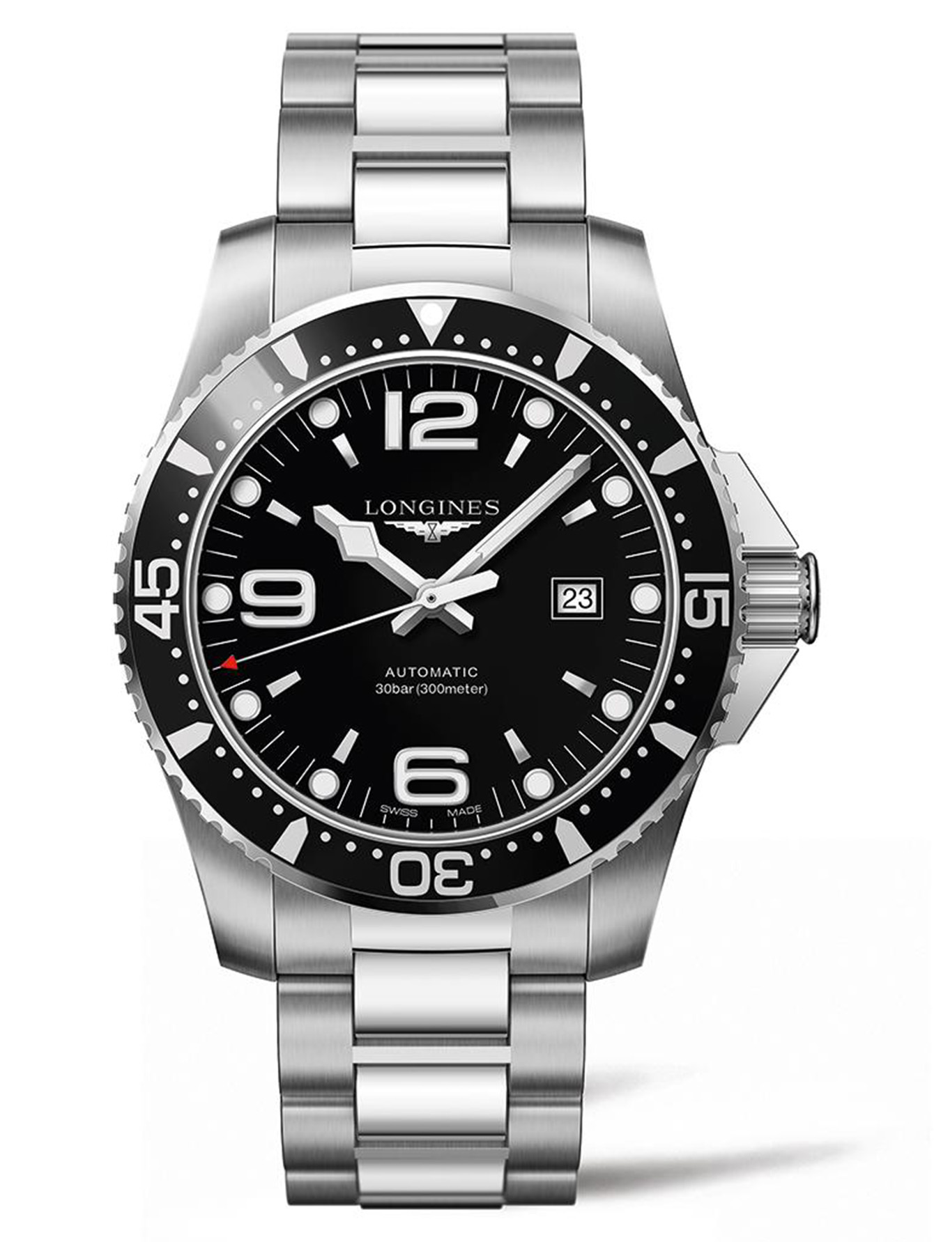 Часы L3.841.4.56.6 с автоподзаводом на стальном браслете - Общий вид