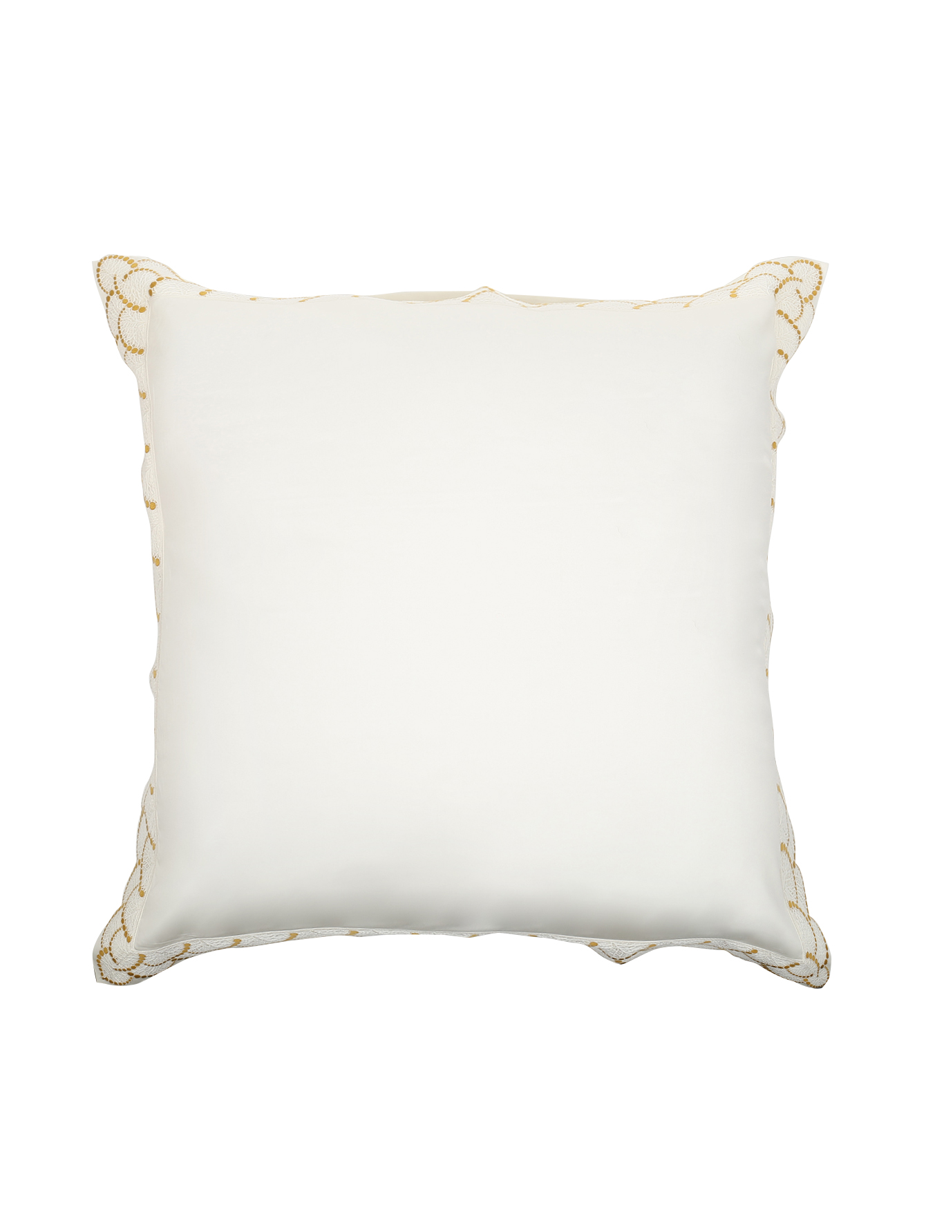 Наволочка из хлопка с кружевом по канту - Общий вид