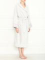 Махровый халат с поясом  - МодельВерхНиз