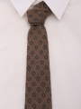 Галстук из смешанной шерсти с узором - МодельОбщийВид