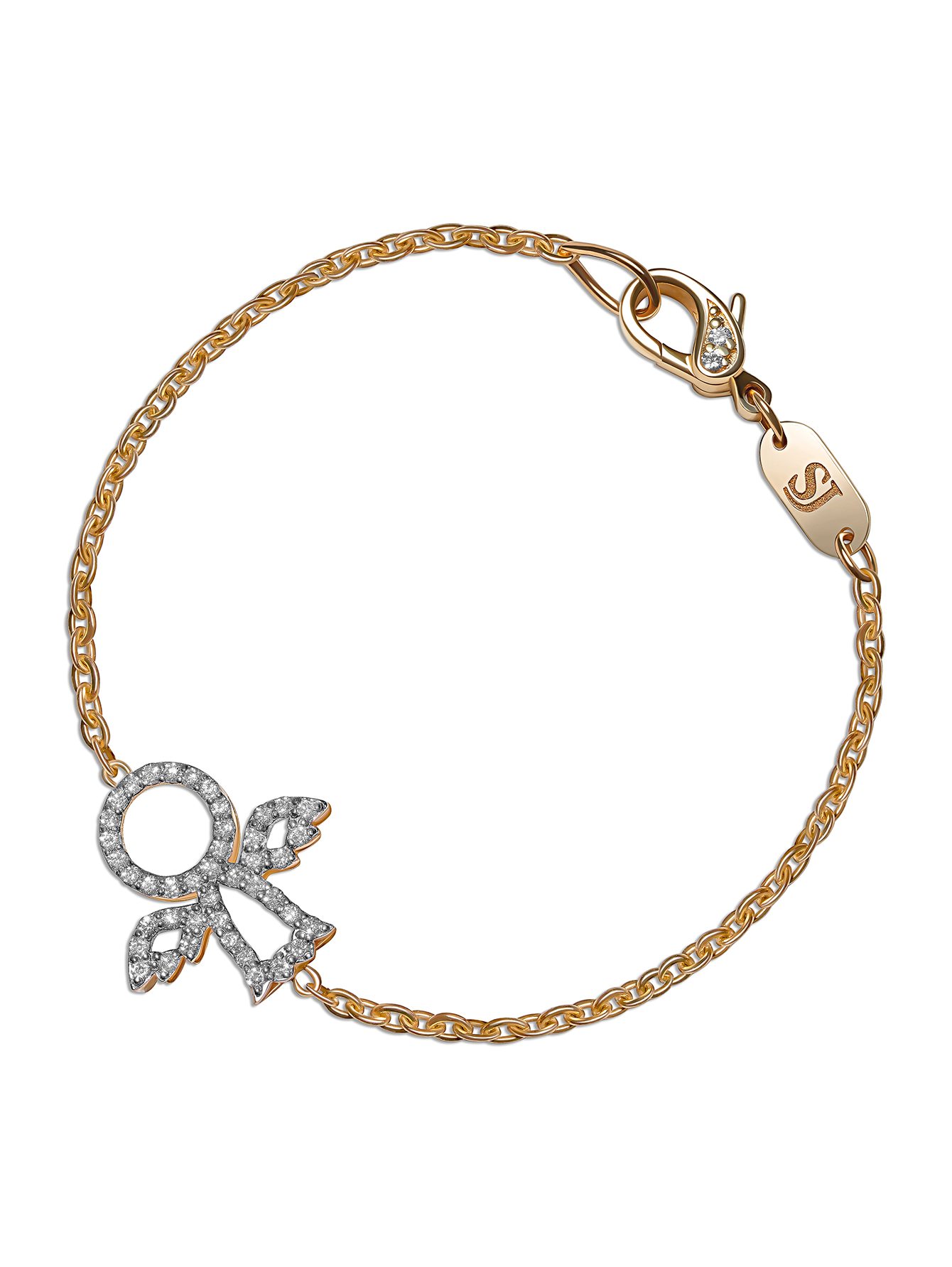 Браслет "Ангел" из золота - Общий вид