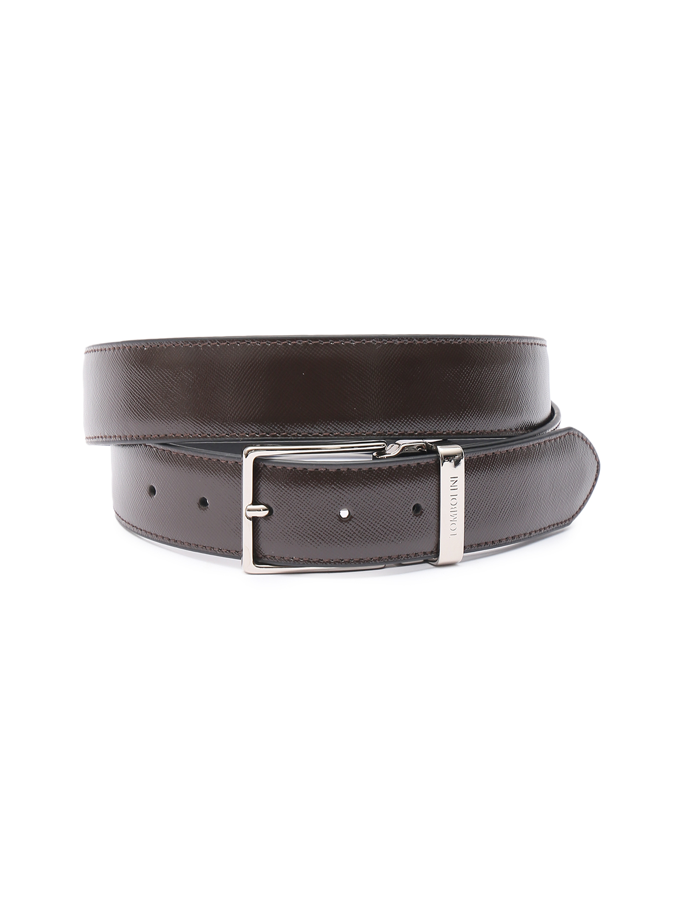 Ремень из кожи с металлической пряжкой - Общий вид