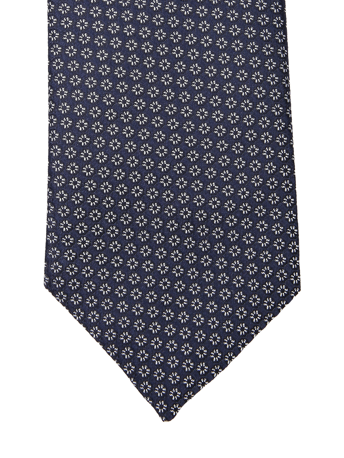 Галстук из шелка с узором - Деталь