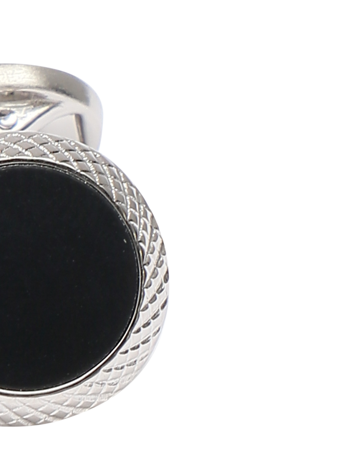 Запонки из металла и кожи - Деталь