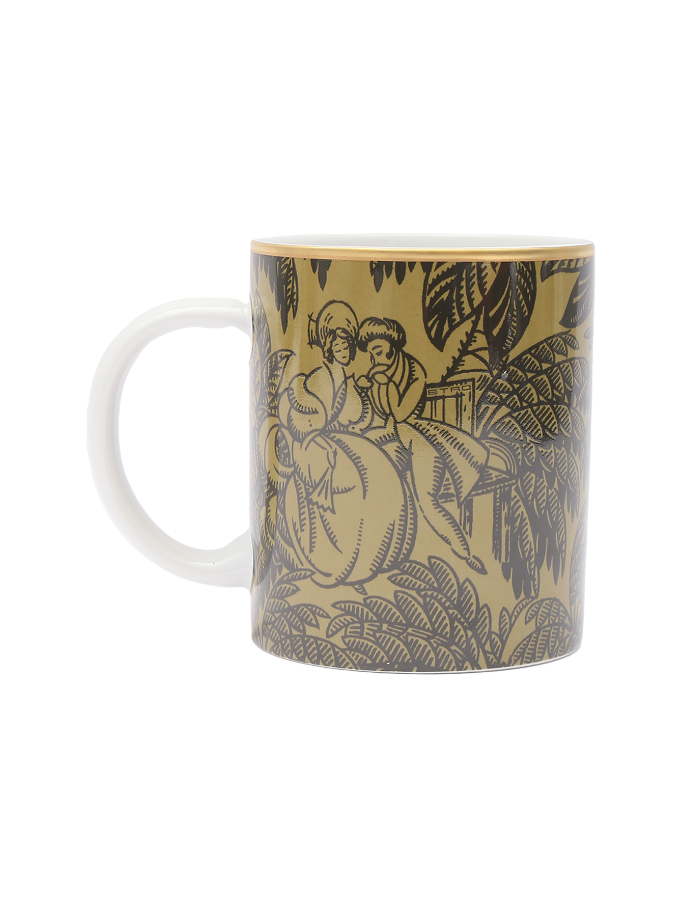 Кружка из фарфора с узором  - Обтравка2