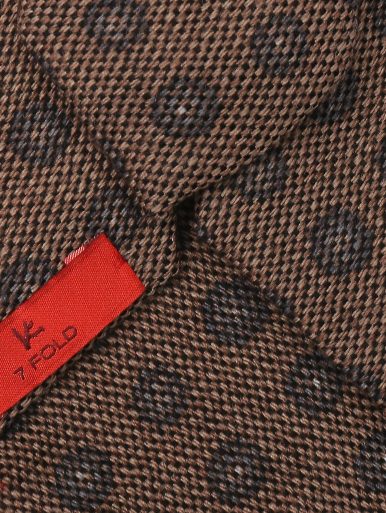 Галстук из смешанной шерсти с узором - Деталь