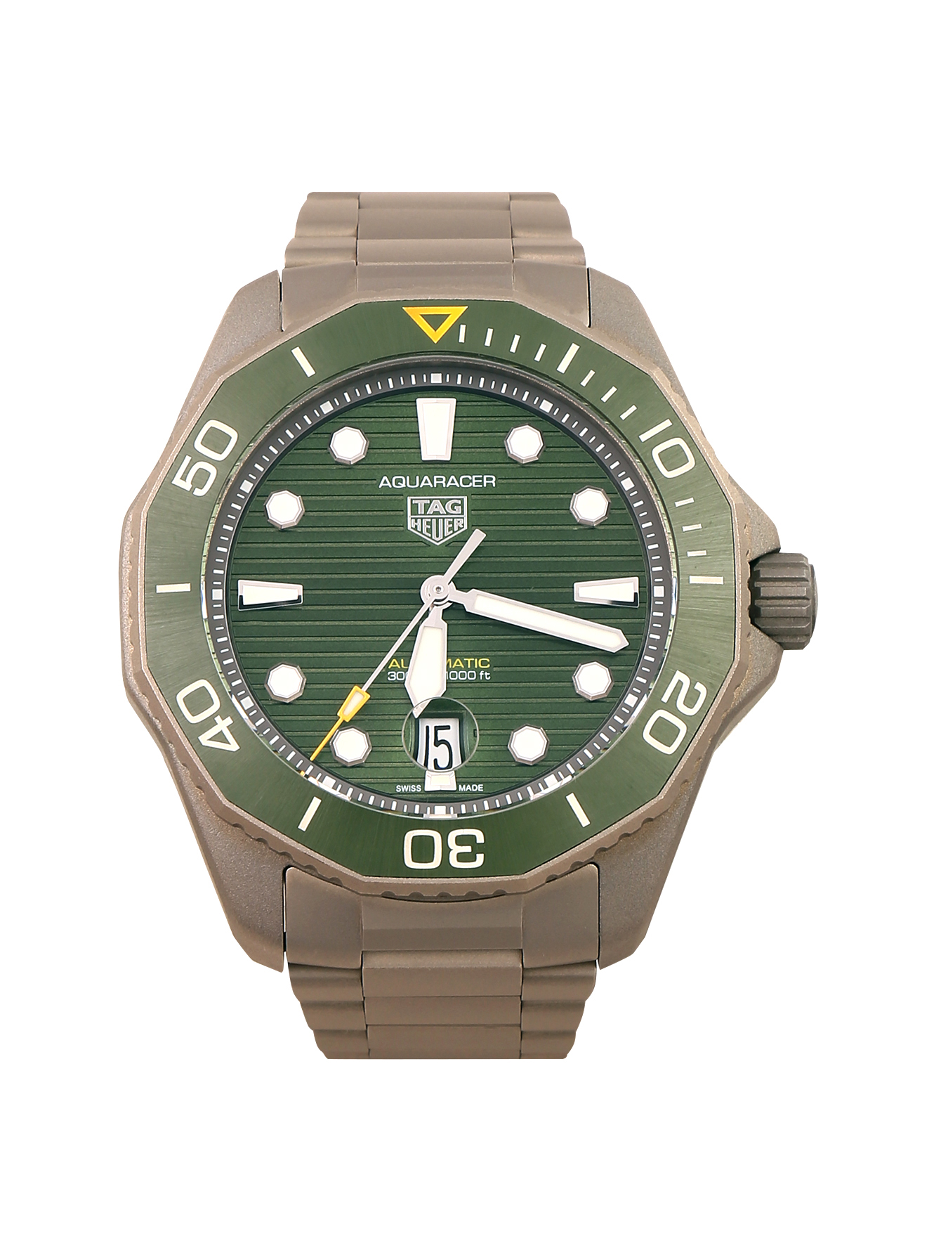 Часы с автоподзаводом на браслете из титана - Общий вид