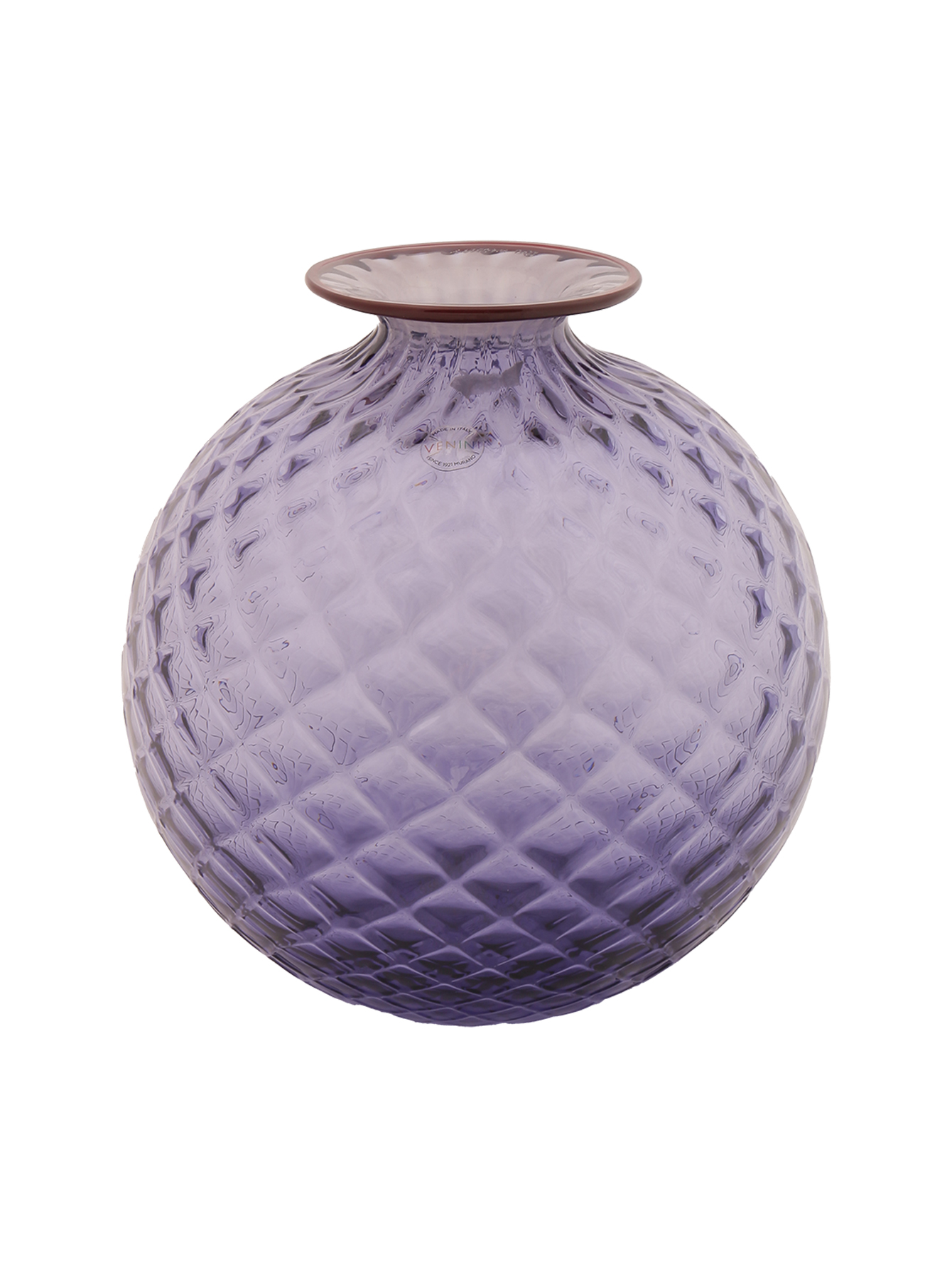 Круглая ваза из стекла - Общий вид