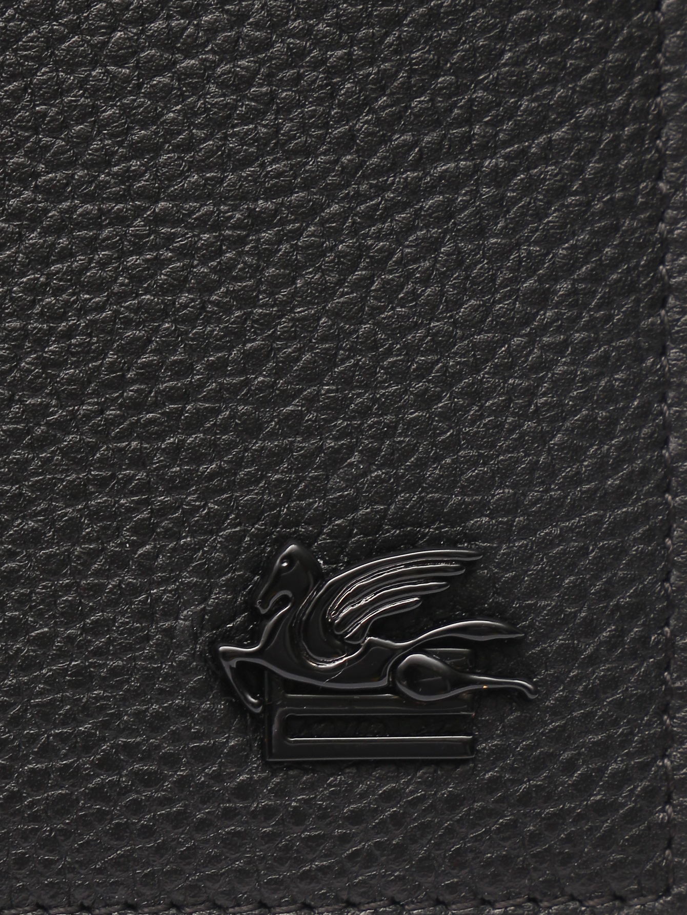 Кошелек из зернистой кожи - Деталь