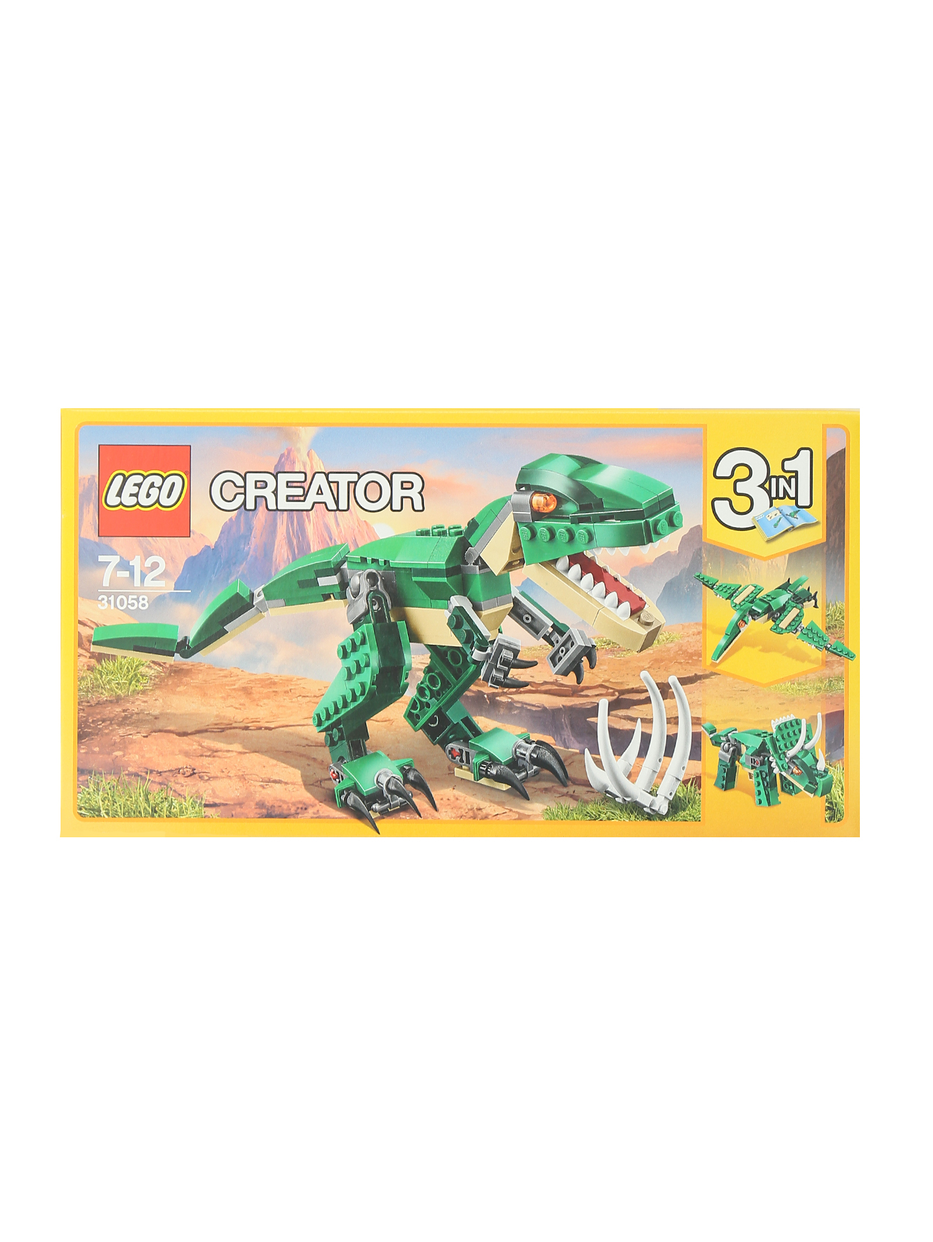 Конструктор LEGO Creator 3-in-1-Динозавры Lego зеленый (728533) купить по  цене 2 600 руб. в интернет-магазине ГУМ