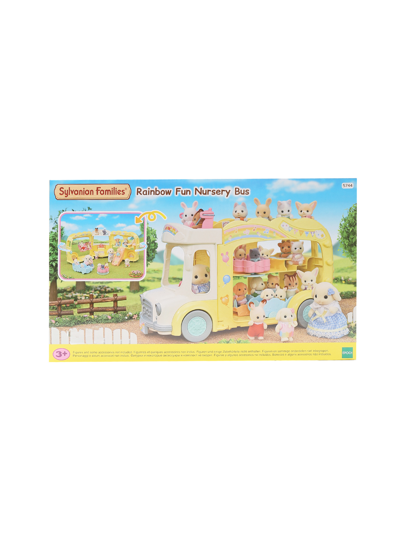 Детский двухэтажный автобус Sylvanian Families мультиколор (736408) купить  по цене 5 350 руб. в интернет-магазине ГУМ